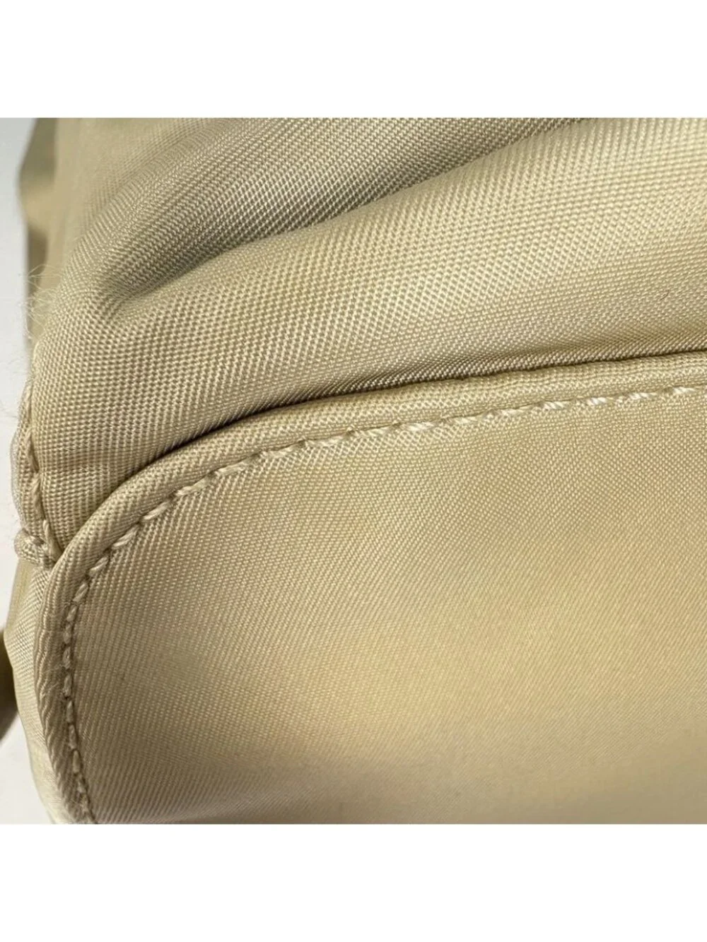 Prada Backpack Nylon Beige - Picture 4 of 10